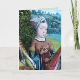 Unidentified Virgin Martyr [St. Cecilia(?)] Card Kaart