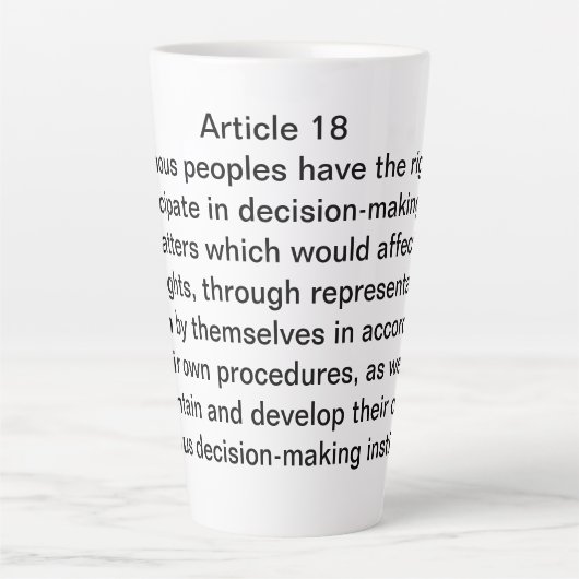 UNIDRIP artikel 18 Latte Mok (Voorkant)