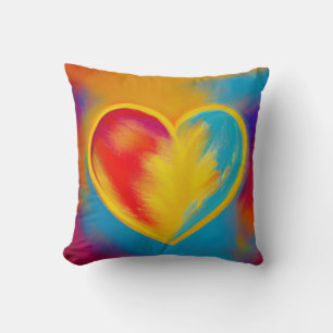 Unie Colorful Heart Sierkussen
