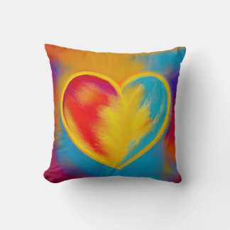 Unie Colorful Heart Sierkussen