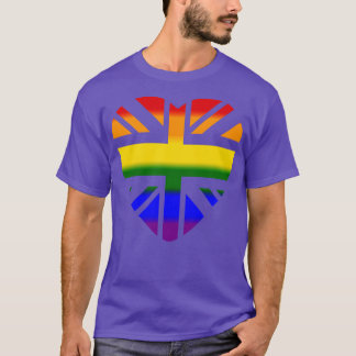 Unie Derde Cultuur Hart Regenboog T-shirt
