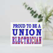 UNIE ELEKTRICITEIT BRIEFKAART (Staand voorkant)