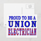 UNIE ELEKTRICITEIT BRIEFKAART (Voorkant / Achterkant)