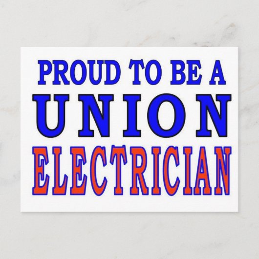 UNIE ELEKTRICITEIT BRIEFKAART (Voorkant)