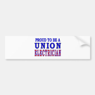UNIE ELEKTRICITEIT BUMPERSTICKER