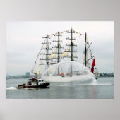 Unie- en brandboot poster (Voorkant)