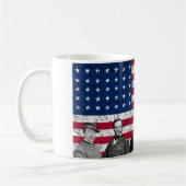 Unie helden en de Amerikaanse vlag Koffiemok (Links)