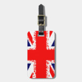 Unie jack london vlag VK Bagagelabel (Voorkant verticaal)