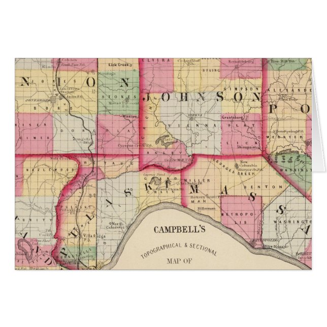 Unie, Johnson, Alexander, Pulaski (Voorkant Horizontaal)