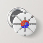 Unie Korea Ronde Button 5,7 Cm (Voorkant /achterkant)