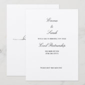 Unie - Save the Date Kaart (Voorkant / Achterkant)