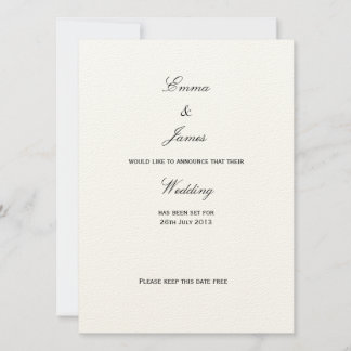 Unie - Sla de datum op Save The Date