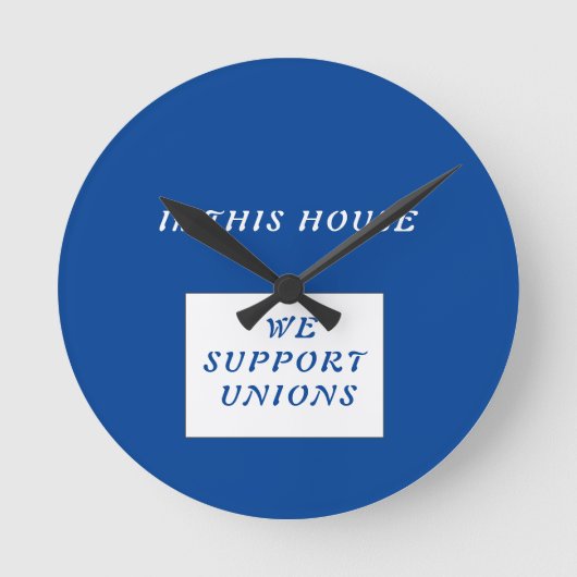 Unie Slogan Ronde Klok (Voorkant)