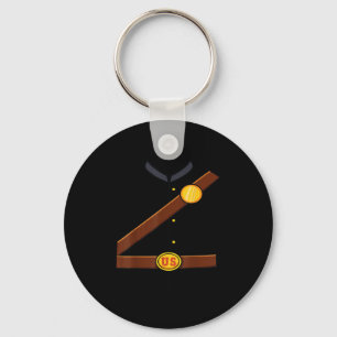 Unie Soldaat Kostuum Halloween Burgeroorlog Sleutelhanger