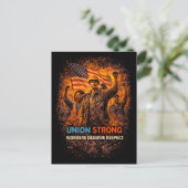 Unie Sterk Rijzend Briefkaart (Staand voorkant)