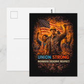 Unie Sterk Rijzend Briefkaart (Voorkant / Achterkant)