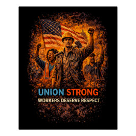 Unie Sterk Rijzend Perfect Poster