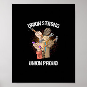 Unie Sterke Unie Trots - Partij van de Arbeid - Da Poster