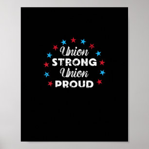 Unie Sterke Unie Trotse Patriottische Unie door VS Poster