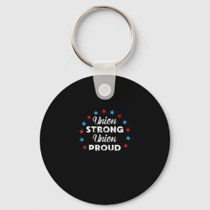 Unie Sterke Unie Trotse Patriottische Unie door VS Sleutelhanger