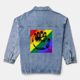 Unie trots gehandicapte werknemers &LGBTQ+ Denim Jacket