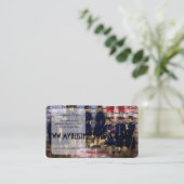  unie van soldaten visitekaartje (Staand voorkant)