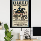 Unie Wervingsaffiche Burgeroorlog Poster (Thuiskantoor)