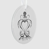 Uniecirkel voor schoulmate ornament (voorkant)