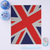 Uniefaansluiting op afdruk van koolstofvezel flyer (Enkel)