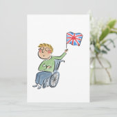 Uniefaanvlag Kaart (Staand voorkant)