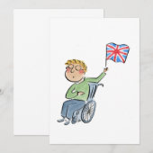 Uniefaanvlag Kaart (Voorkant / Achterkant)