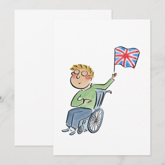 Uniefaanvlag Kaart (Voorkant / Achterkant)