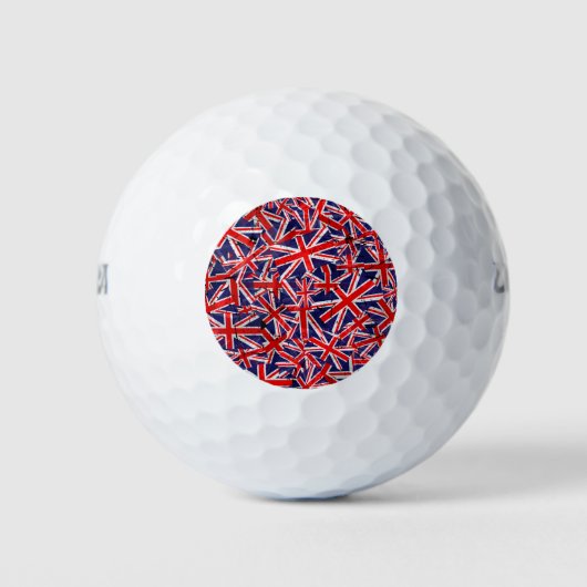 Uniefaanvlag | Vlag VK | Britse vlag | Golfballen (Voorkant)