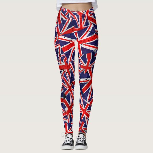 Uniefaanvlag | Vlag VK | Britse vlag | Leggings (Voorkant)