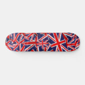Uniefaanvlag | Vlag VK | Britse vlag | Persoonlijk Skateboard (Horizontaal)