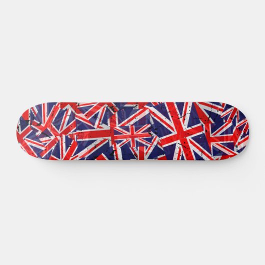 Uniefaanvlag | Vlag VK | Britse vlag | Persoonlijk Skateboard (Horizontaal)