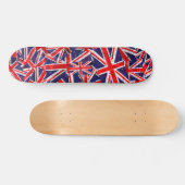 Uniefaanvlag | Vlag VK | Britse vlag | Persoonlijk Skateboard (Horizontaal)