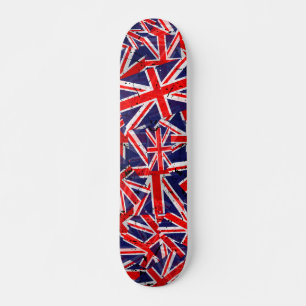 Uniefaanvlag Vlag VK Britse vlag Persoonlijk Skateboard