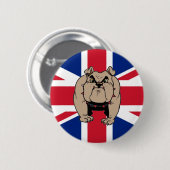 Uniefacter UK bulldog-knop Ronde Button 5,7 Cm (Voorkant /achterkant)