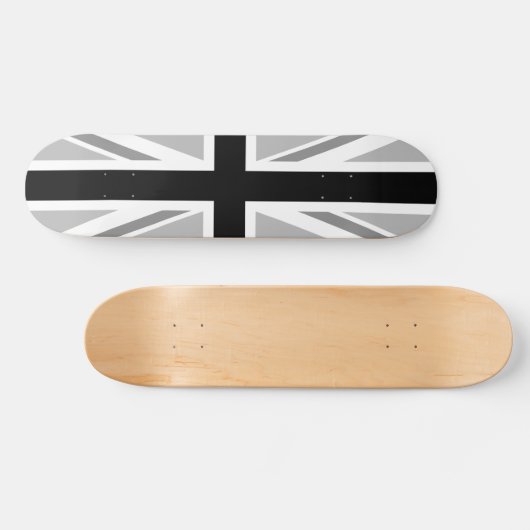 Uniefacter/vlaggenzwart-wit Persoonlijk Skateboard (Horizontaal)