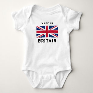 Uniefactrice "Made in Britain" (Zwarte tekst) Romper