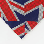 Uniefoor op kleuren met koolstofvezel fleece deken (Hoek)