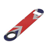 Uniefoor op kleuren met koolstofvezel speed flessenopener (Achterkant Gekanteld)