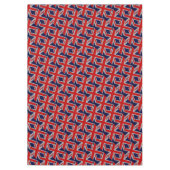 Uniefoor op kleuren met koolstofvezel tafelkleed (Voorkant)