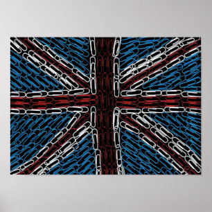 Uniefoto van Paperclips Poster