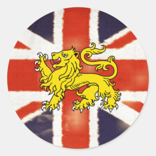 Uniefunctionaris Heraldry Lion Sticker