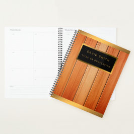 Uniek 2in1 Gold Luxury Visitekaartje Planner