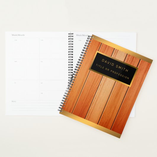 Uniek 2in1 Gold Luxury Visitekaartje Planner (Display)