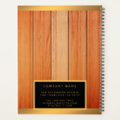 Uniek 2in1 Gold Luxury Visitekaartje Planner (Achterkant)