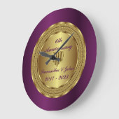 Uniek 6e Paars en goudweddenschap Jubileum Grote Klok (Hoek)